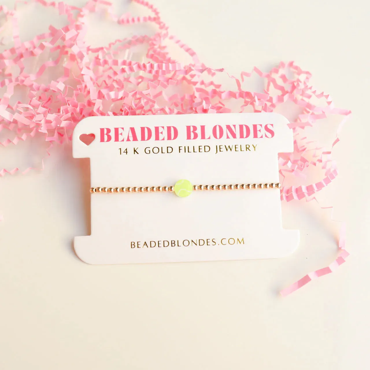 Beaded Blondes ‘Tennis Ball Bracelet- Kids’