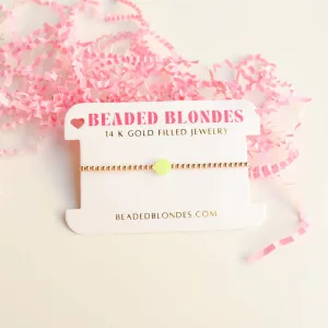 Beaded Blondes ‘Tennis Ball Bracelet- Kids’