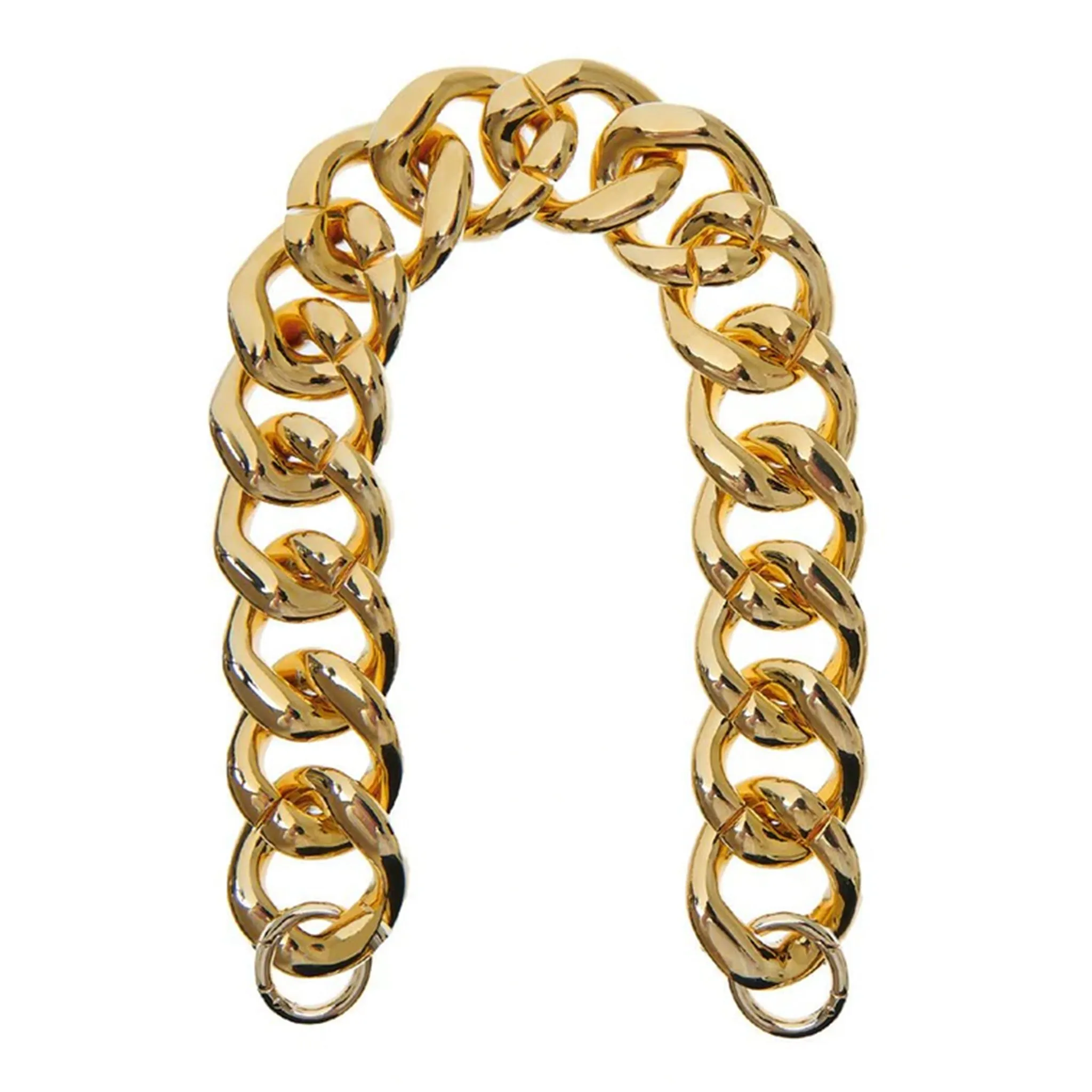 Chunky Metal Bag Chain - Gold