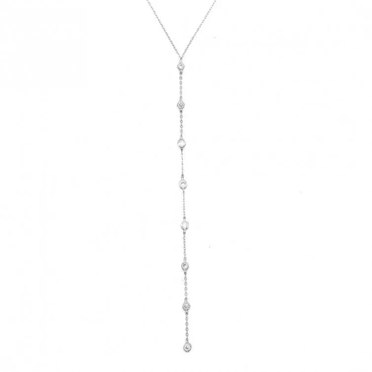 COVA LARIAT DAINTY NECKLACE