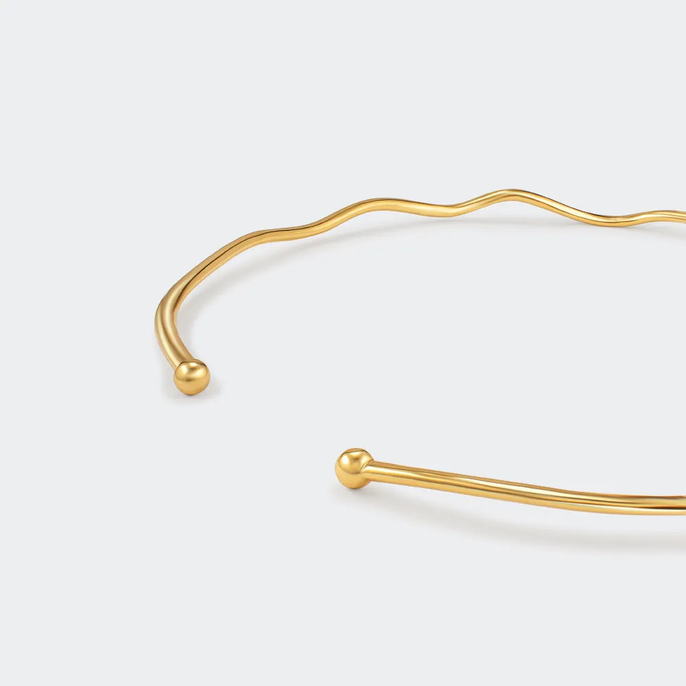 Curve Necklace Gold