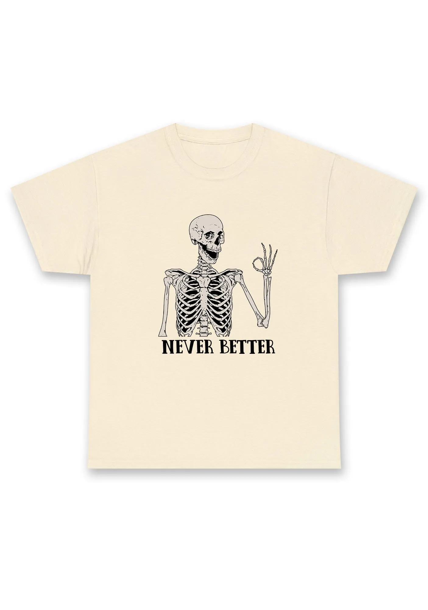 Halloween Skeletons Never Better Chunky Shirt
