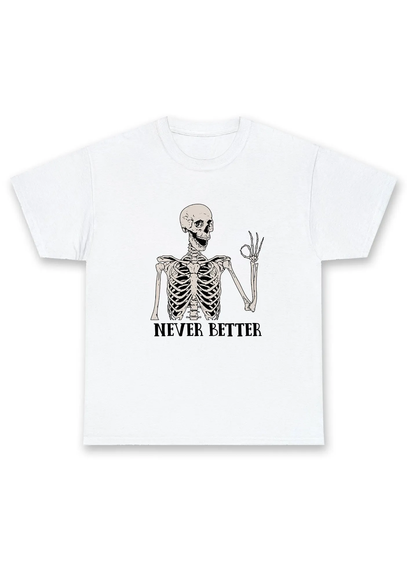 Halloween Skeletons Never Better Chunky Shirt