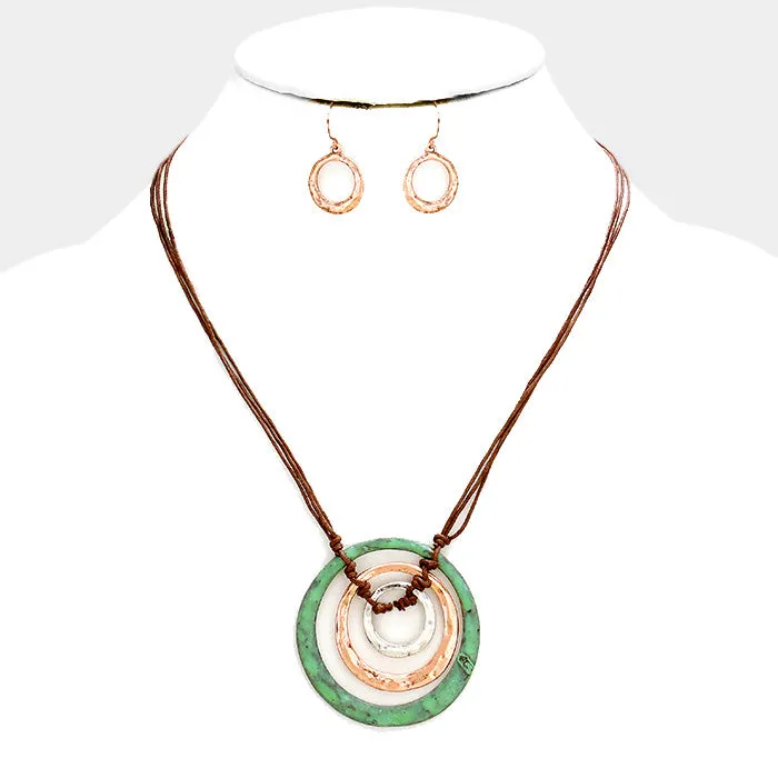 iLLASPARKZ Layered Metal Hoop Necklace