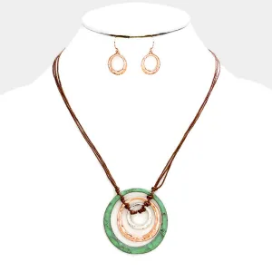 iLLASPARKZ Layered Metal Hoop Necklace