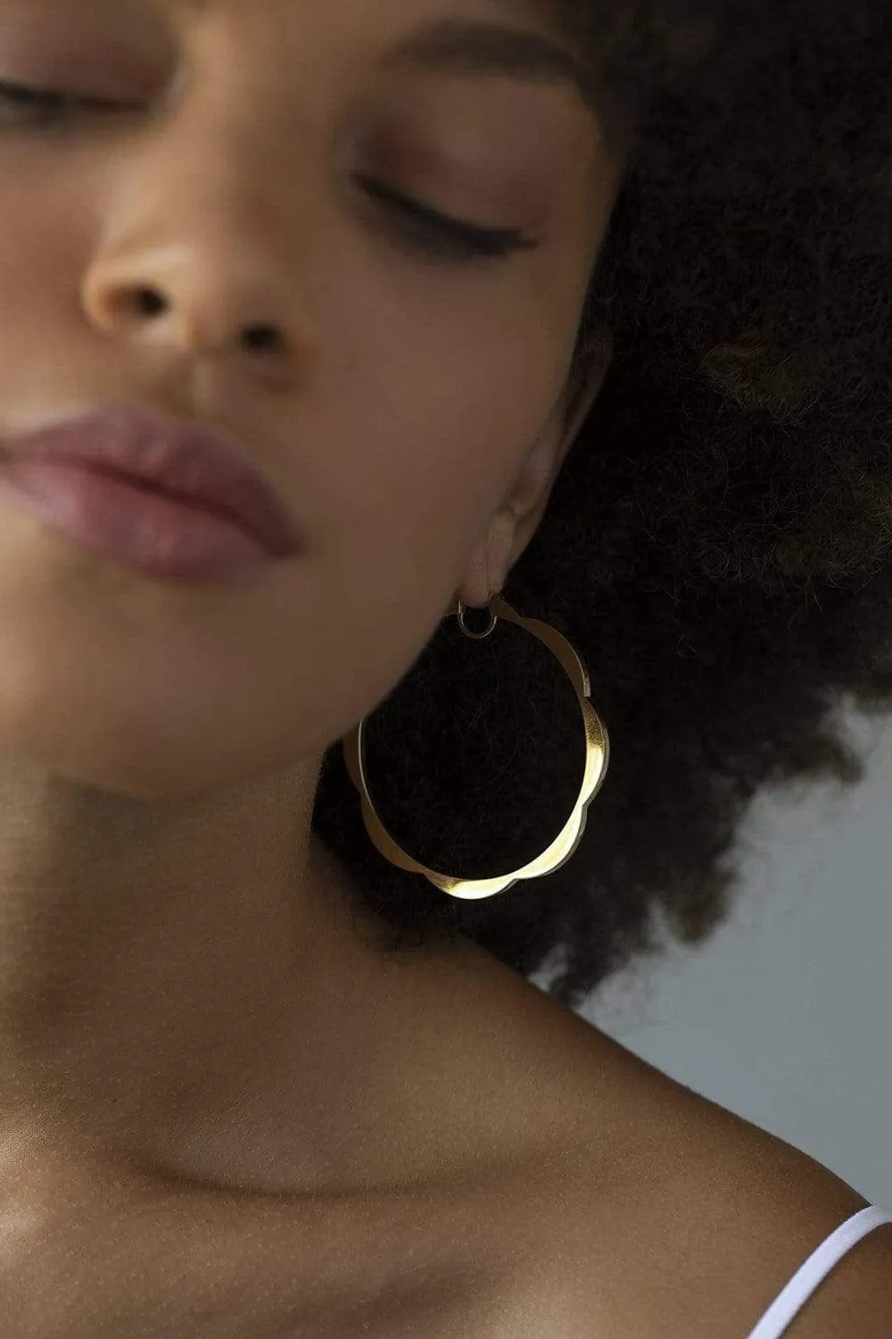 Jumbo Triplet Hoop Earrings