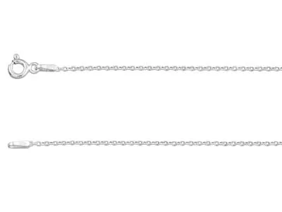 Large Silver Square Hammered Pendant Necklace