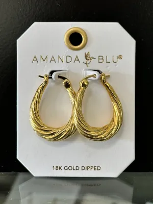 Lucy Chunky Twisted Rib Hoop