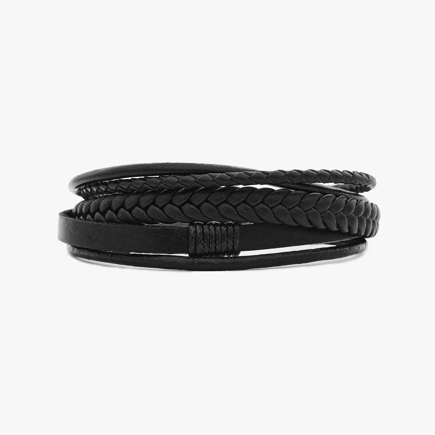 Men's Leather Cords Bracelet