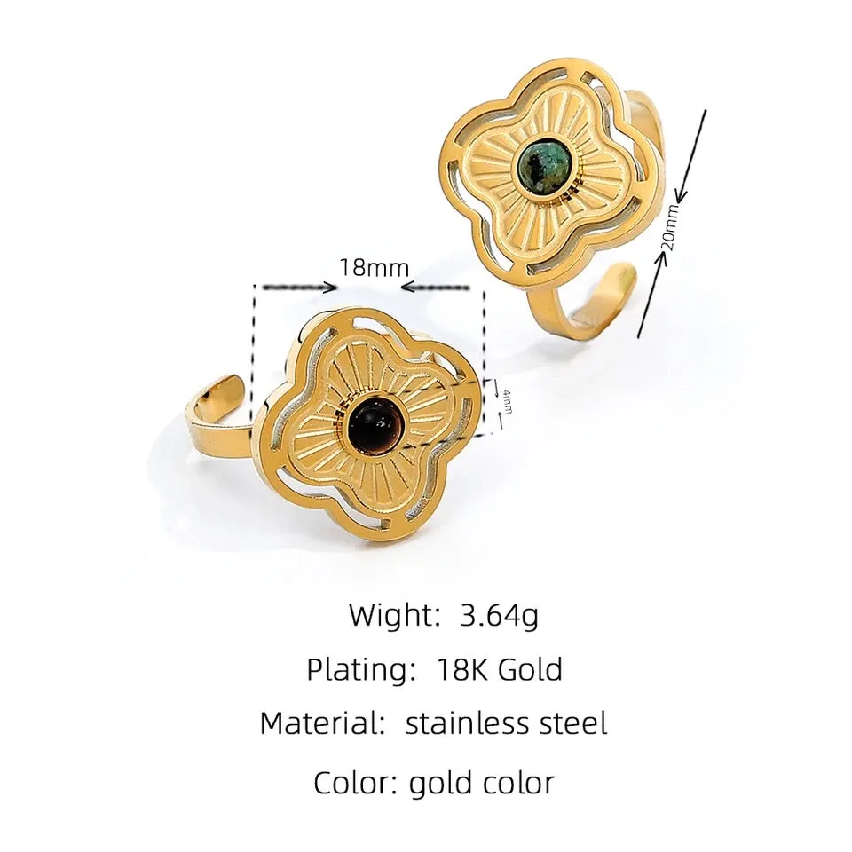 Minimalist Terra Flora Ring