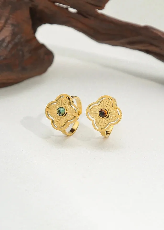 Minimalist Terra Flora Ring