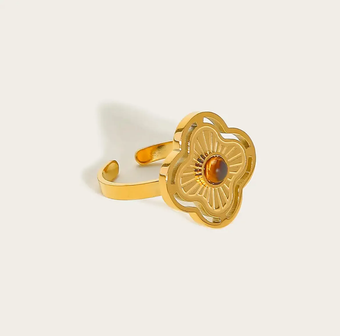 Minimalist Terra Flora Ring