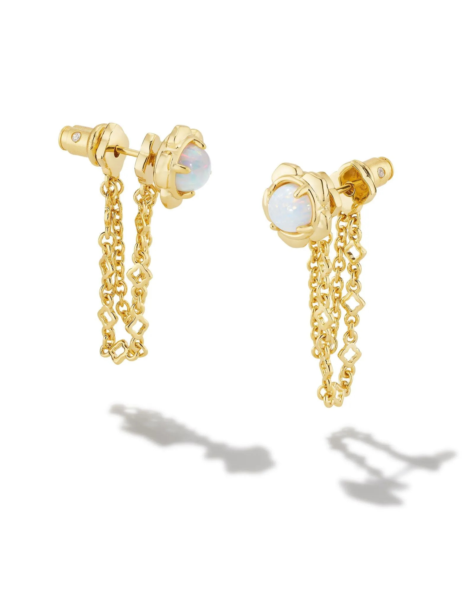 Susie Gold Ear Jacket Earrings