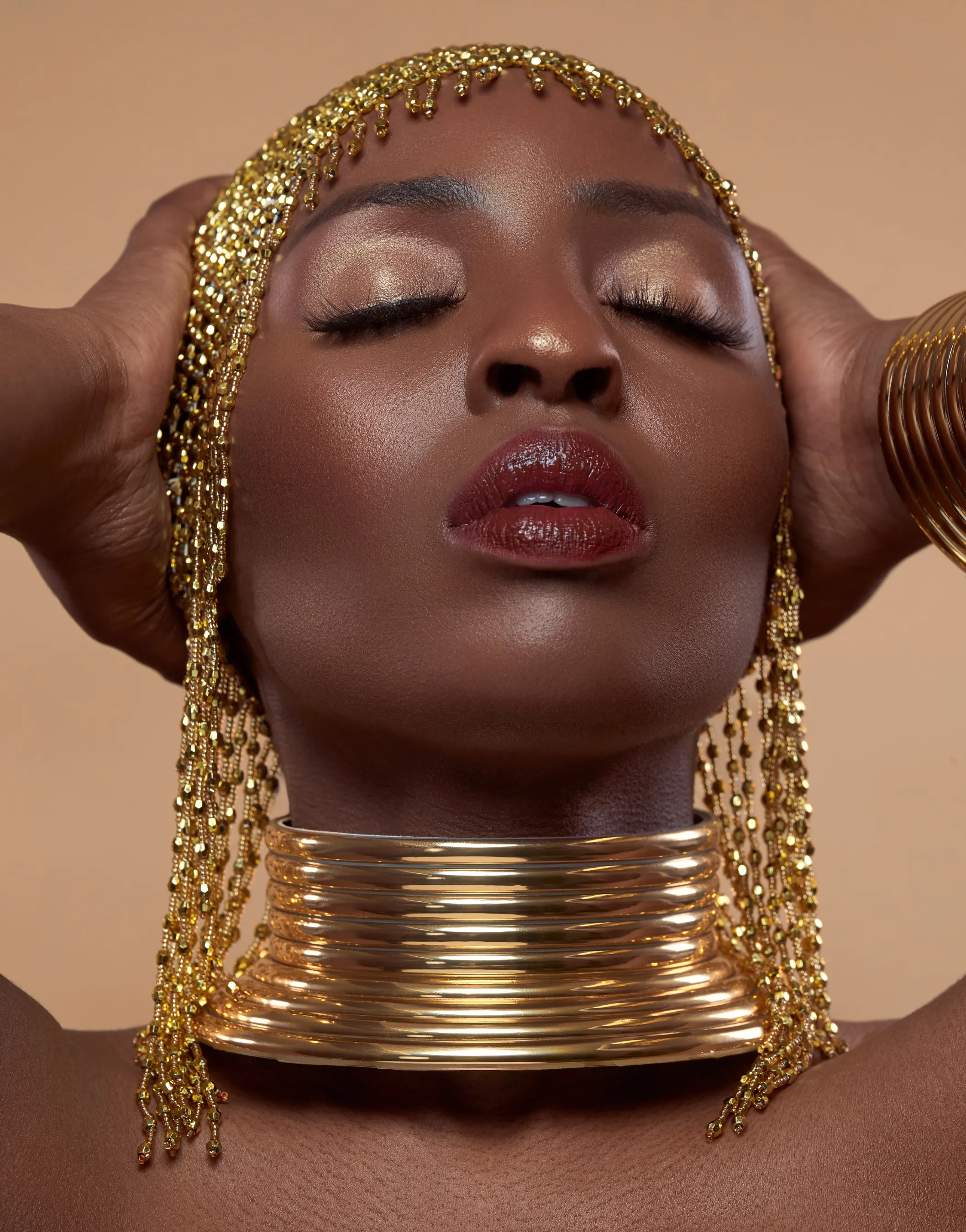 TANTA Statement African Gold Choker