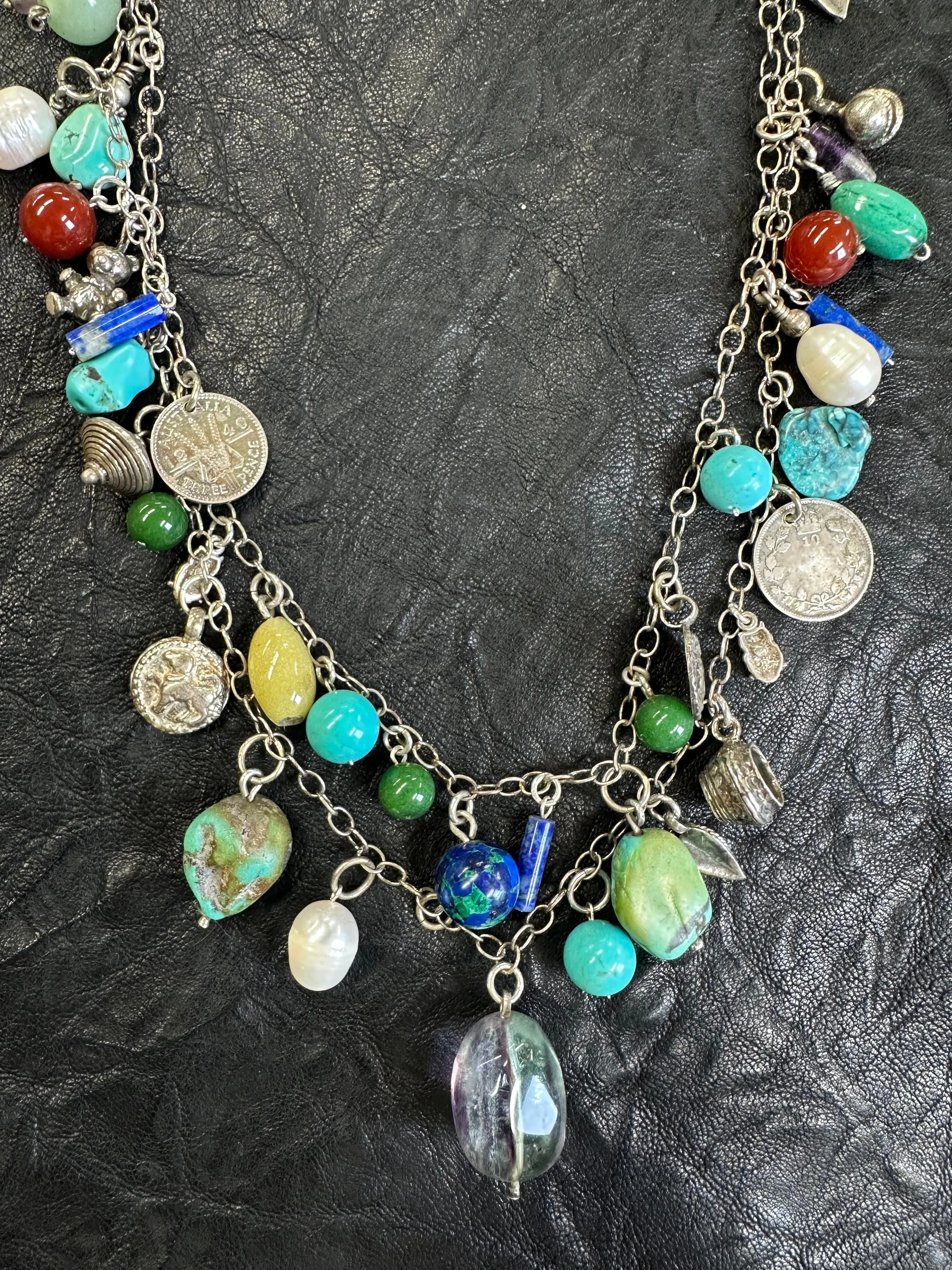 Treasure Layered Charm Necklace