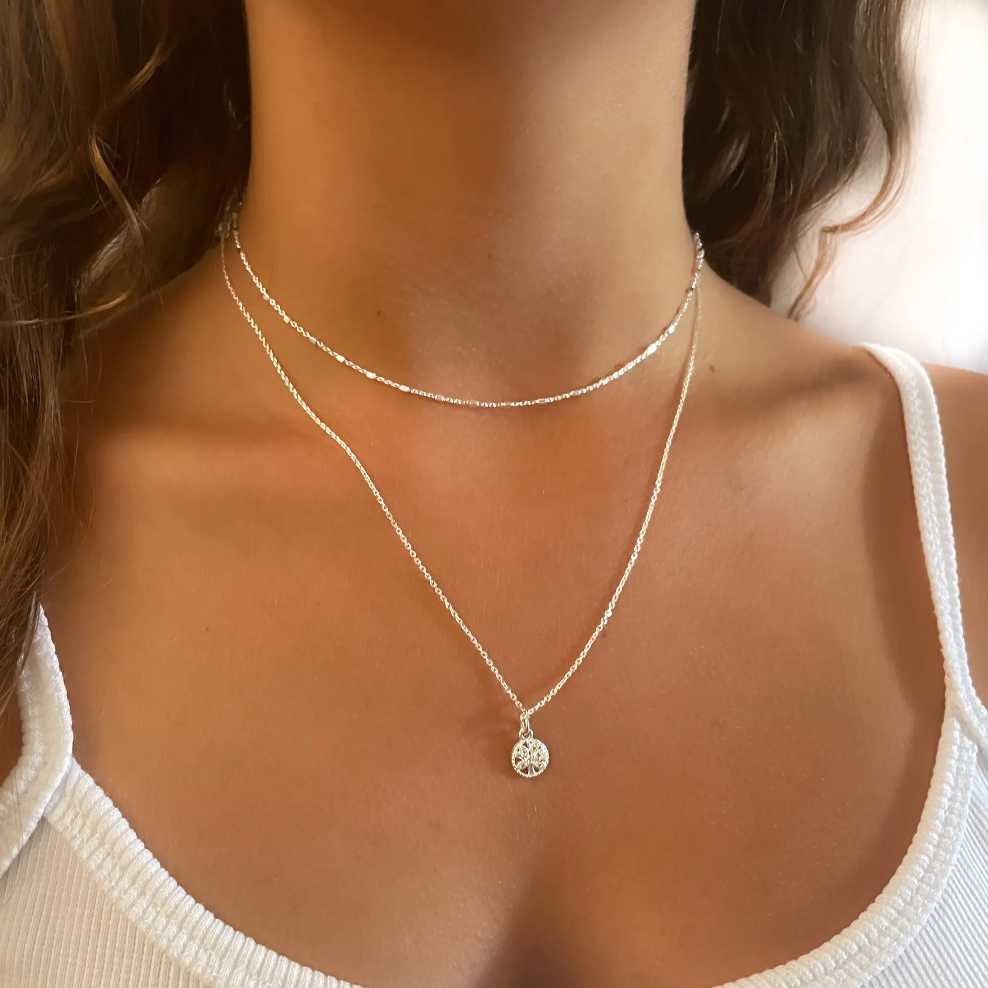Tree of Life Cubic Zirconia Necklace