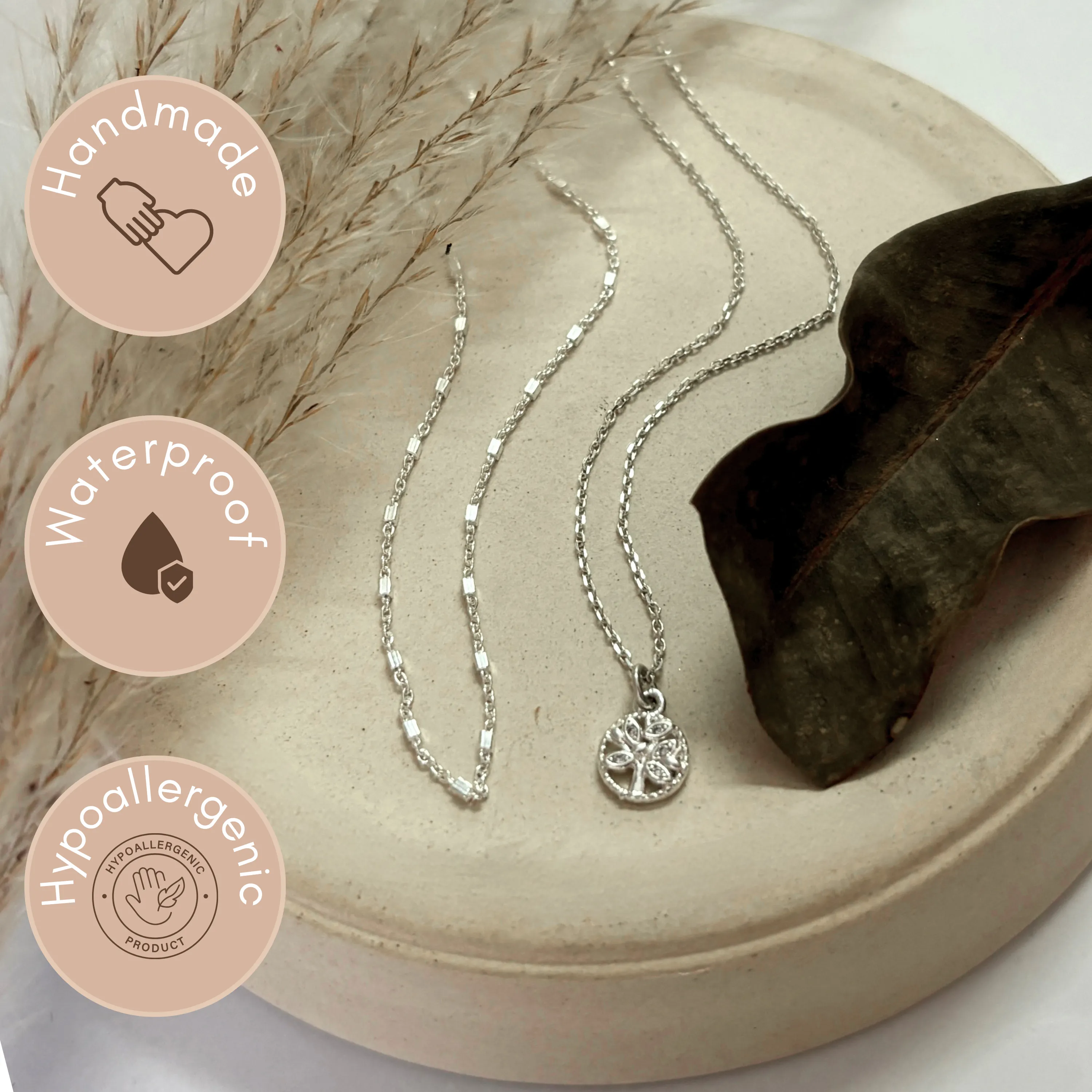 Tree of Life Cubic Zirconia Necklace