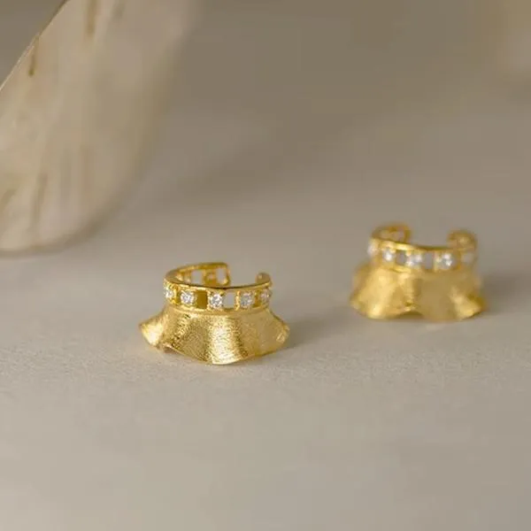 Unique  Skirt Design Ear cuff - One piece