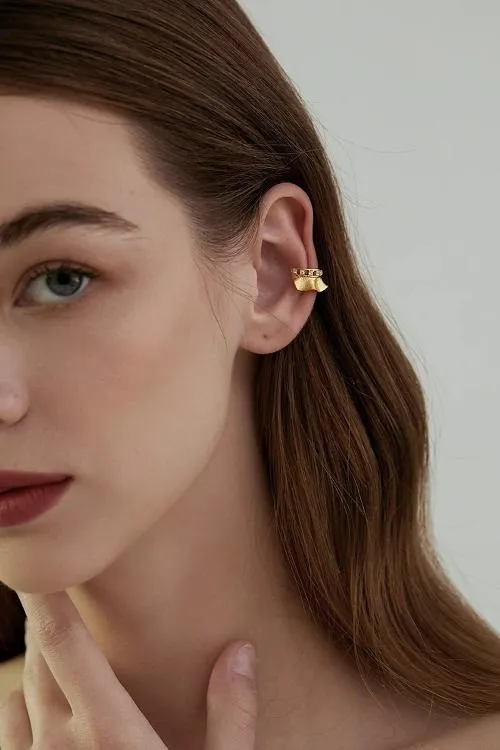 Unique  Skirt Design Ear cuff - One piece
