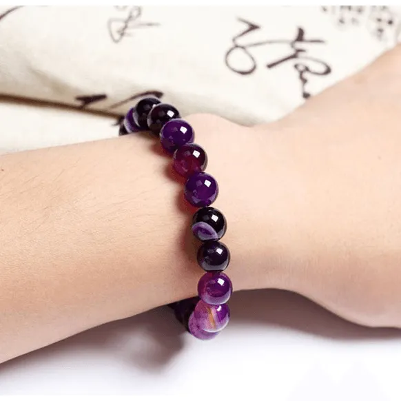 Violet Agate Nature Wonder Bracelet
