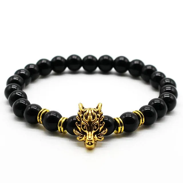 Wolf Head Bracelet