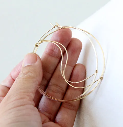 Yin Yang Hoop Earrings